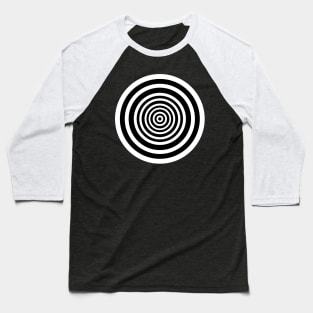 Circle optical illusion Baseball T-Shirt